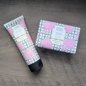 Beekman 1802 Peony Blush Goat Milk Hand Cream and Bar Soap | New
